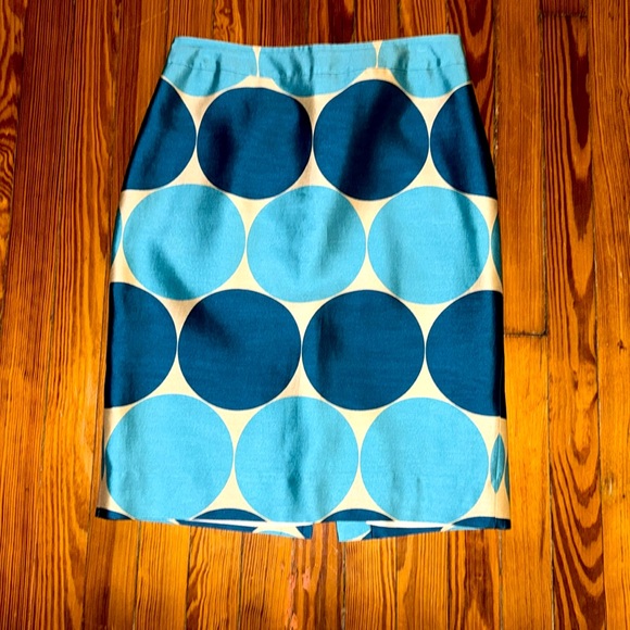 Kate Spade Silk-Blend Circle Pencil Skirt. Size 8. - Picture 10 of 11